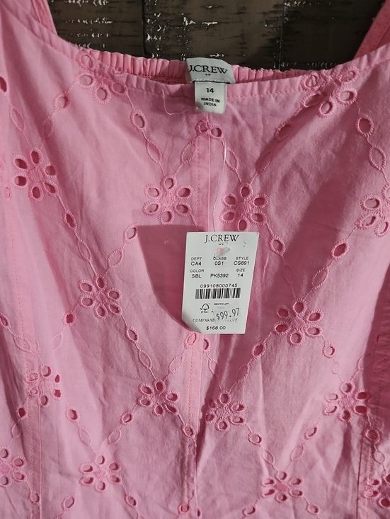 J. Crew Dresses & Skirts - J. Crew Womens' Pink Eyelet Sundress